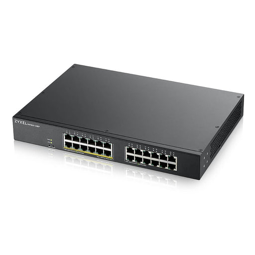 ZyXEL GS1900-24 24-port GbE L2 12 Port PoE Smart Switch rackmount 130 Watt - Managed