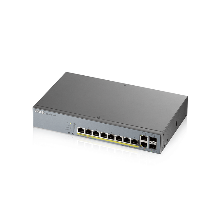 Switch ZyXEL GS1350-12HP, 12-port, Gigabit, Managed, PoE 130W