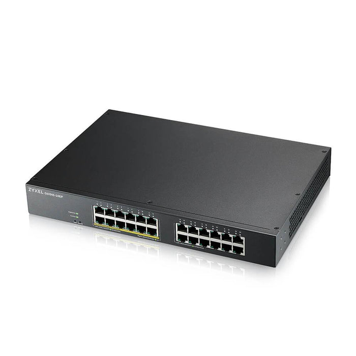 Switch ZyXEL GS1915-24EP, 24-Port, Gigabit, Managed, Cabinet Mount, PoE