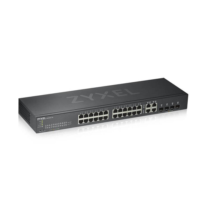Switch ZYXEL GS1920-24V2, 24-port Gigabit Smart-Managed, Fanless, for installation in a cabinet