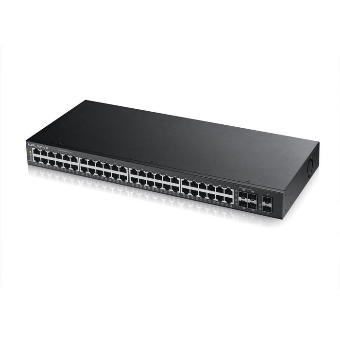 Switch ZYXEL GS1920-48, 44x GbE ports, 4x Combo SFP/RJ-45 ports, managed, for mounting in a cabinet