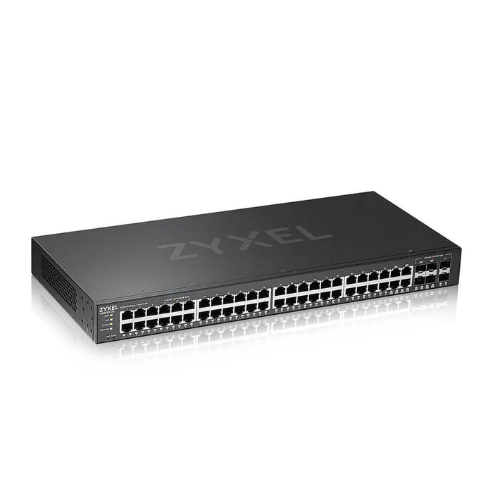 Switch ZyXEL GS-2220-50, 48-port Layer2+, 44x Gb+ 4x Gbcombo (RJ45/SFP) + 2x Gb SFP, managed