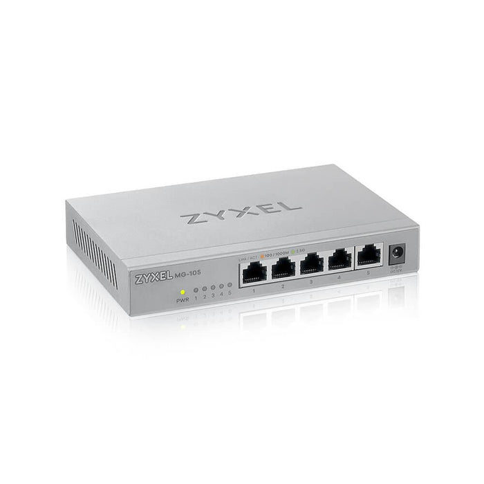 ZyXEL MG-105 5-port 2.5Gb switch, unmanaged