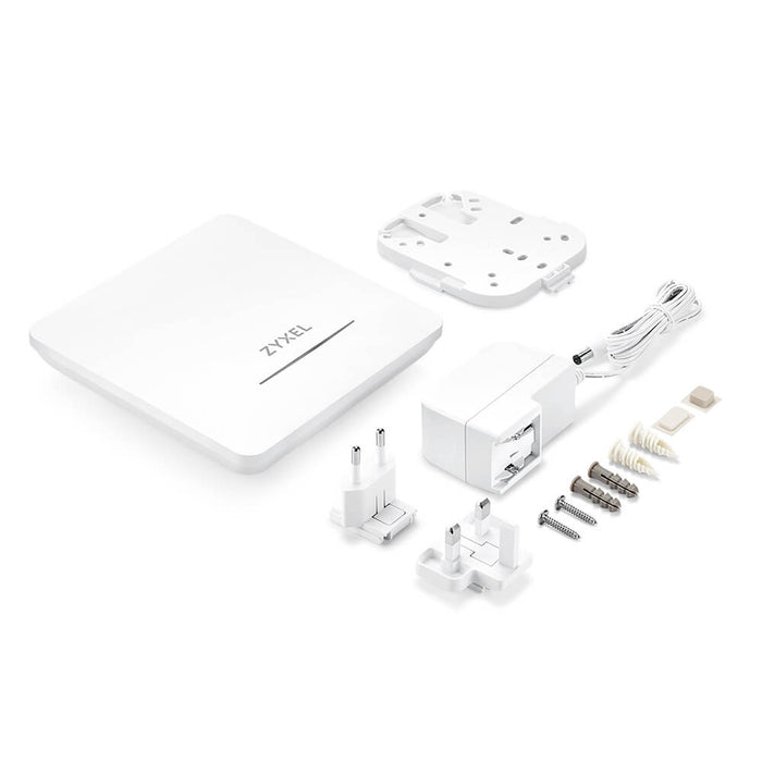 ZyXEL NWA50BE, BE5100, Dual Radio 2x2 MU-MIMO, PoE+ (802.3at), Standalone/Nebula Cloud Managed Including Power Adapter
