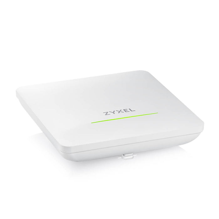 ZyXEL NWA50BEPRO, BE6500, (2.4GHz: 2x2:2, 5GHz or 6GHz: 2x2:2) MU-MIMO, Dual Radio 2.4 and 5 or 6GHz, 1 x 2.5G LAN Ports, PoE+ (802.3at), Standalone/Nebula Cloud Including Power Adapter