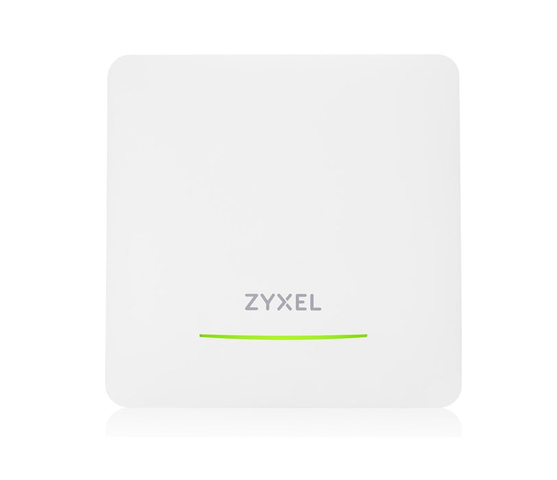 ZyXEL NWA90BEPRO, BE6500, (2.4GHz: 2x2:2, 5GHz or 6GHz: 2x2:2) MU-MIMO, Dual Radio 2.4 and 5 or 6GHz, 1 x 2.5G LAN Ports, PoE+ (802.3at), Standalone/Nebula Cloud Including Power Adapter