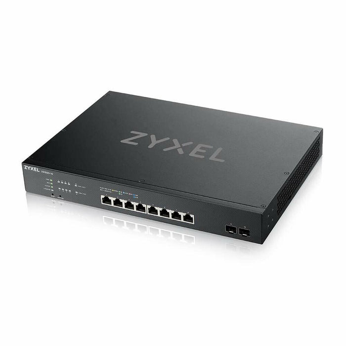 Switch ZYXEL XS1930-10, 8-port managed, 10Gb, 2xSFP, for mounting in a cabinet