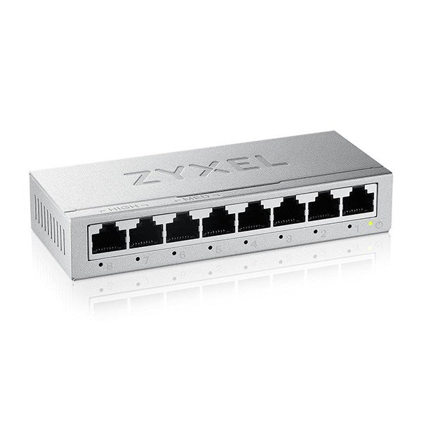 Switch ZYXEL GS-108B v5, 8 ports, Gigabit, metal case