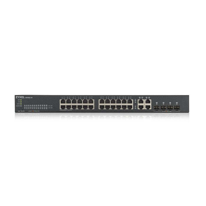 Switch ZYXEL GS1920-24V2, 24-port Gigabit Smart-Managed, Fanless, for mounting in a cabinet