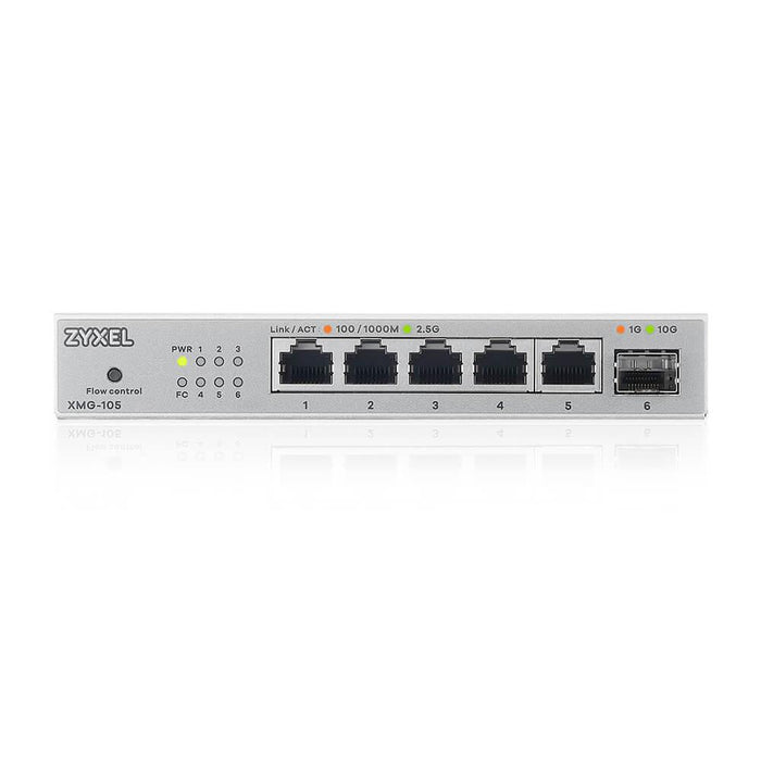 Switch ZyXEL XMG-105, 5 ports 2.5Gb + 1xSFP+, unmanaged