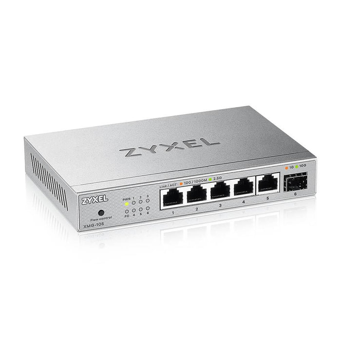 Switch ZyXEL XMG-105, 5 ports 2.5Gb + 1xSFP+, unmanaged