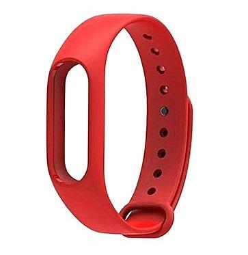 Red silicone strap Xiaomi Mi Band 2