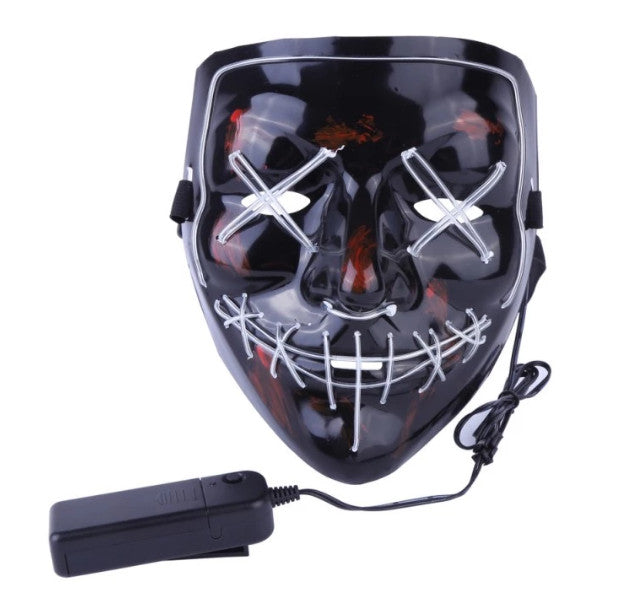 Purge Skull LED Mask for Halloween, Party, New Year, Birthday