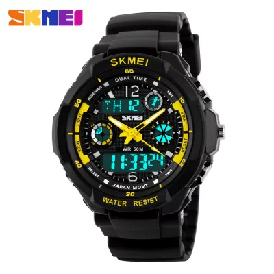 Men waterproof analog-digital LED watch Skmei 0931