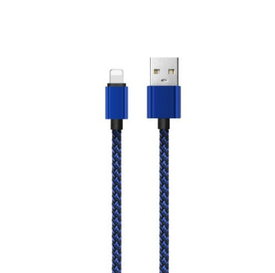 Braided aluminum charging cable 2 m for iPhone 5/6/7/8 / X / XS / XR