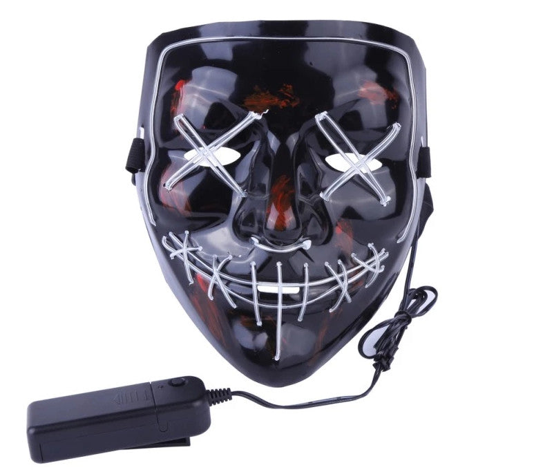 Purge Skull LED Mask for Halloween, Party, New Year, Birthday