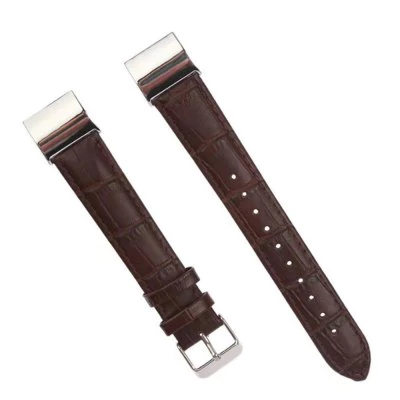 Strap embossed crocodile leather Fitbit / Fitbit Charge 2