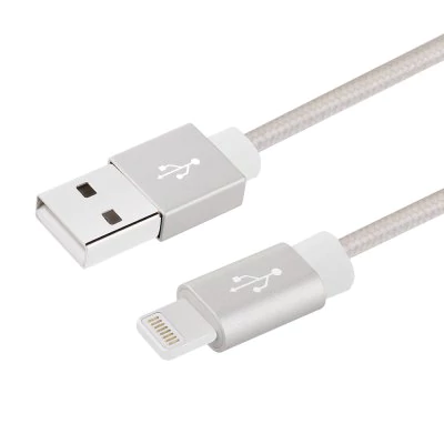 Premium aluminum charging cable 1 m per iPhone 5/6/7/8 / X