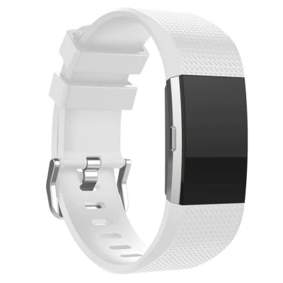 White silicone strap Fitbit / Fitbit Charge 2