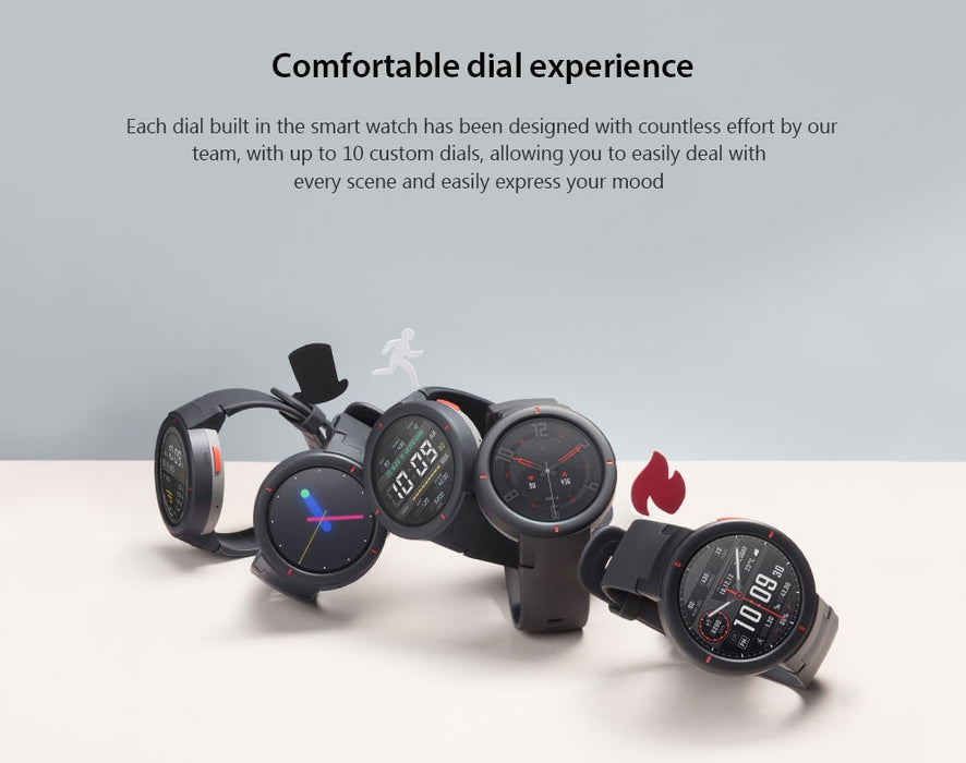 Xiaomi Huami Amazfit Verge Smart Watch, GPS, Bluetooth, Waterproof, 512MB RAM, 4GB ROM, Heart Rate