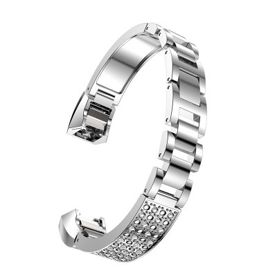 Stainless steel bracelet with stones for Fitbit / Fitbit Alta and Alta HR