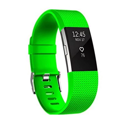 Green silicone strap Fitbit / Fitbit Charge 2