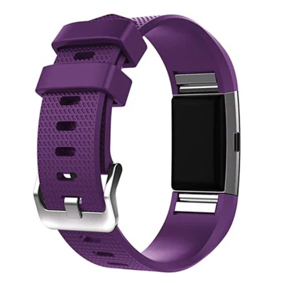 Purple silicone strap Fitbit / Fitbit Charge 2