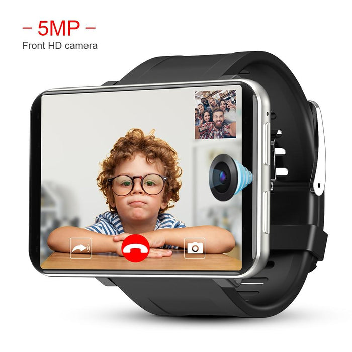 Smart watch  Lemfo Lem T 4G, Android 7.1, 5MP camera, GPS 2.03, 2700Mah, 1GB / 3GB RAM, 16GB / 32GB ROM