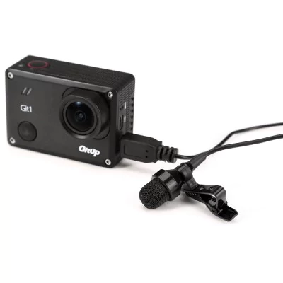 Mini USB microphone action camera GoPro Hero 3 + / 4 and GitUp Git1 / Git2