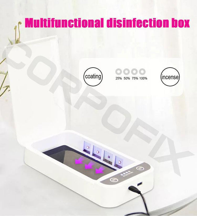 Ultraviolet UV LED large sterilizer Corpofix SV11 mobile phone, masks, keys, accessories and more.