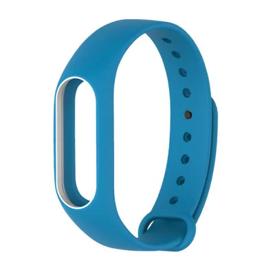 Dichromatic strap of thermoplastic elastomer for Xiaomi Mi Band 2