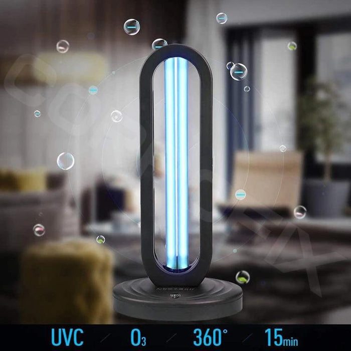 Ultraviolet powerful bactericidal UV lamp Corpofix CV7, Generation of ozone for disinfection, sterilization against viruses and bacteria, remote control and timer