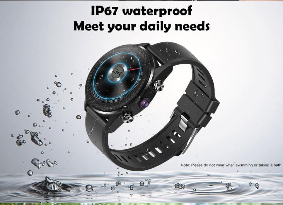 Smartwatch Kingwear Vektros KC05, 4G, Android 7.1, Heart rate, 5MP Camera, 1GB RAM, 610mAh battery, IP67 Waterproof