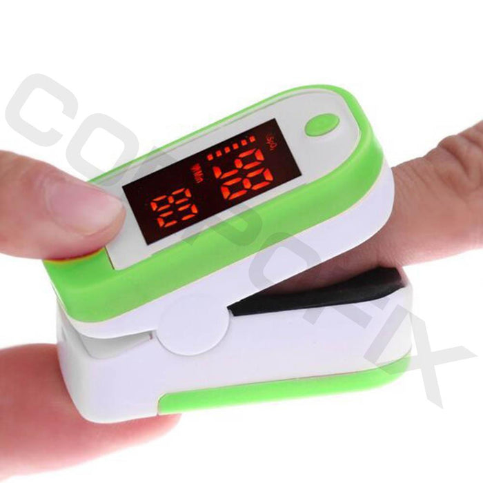 Corpofix oximeter for measuring the oxygen saturation in blood, a finger