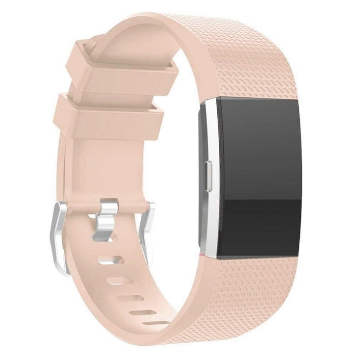 Light pink silicone strap Fitbit / Fitbit Charge 2