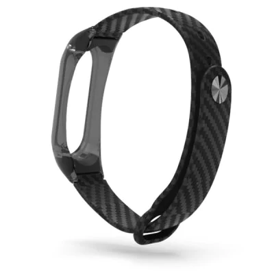 "Carbon" silicone strap Xiaomi Mi Band 2