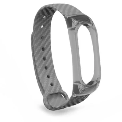 "Carbon" silicone strap Xiaomi Mi Band 2