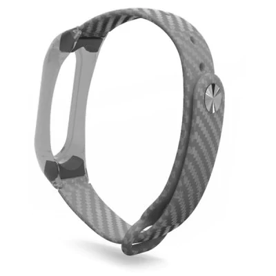 "Carbon" silicone strap Xiaomi Mi Band 2