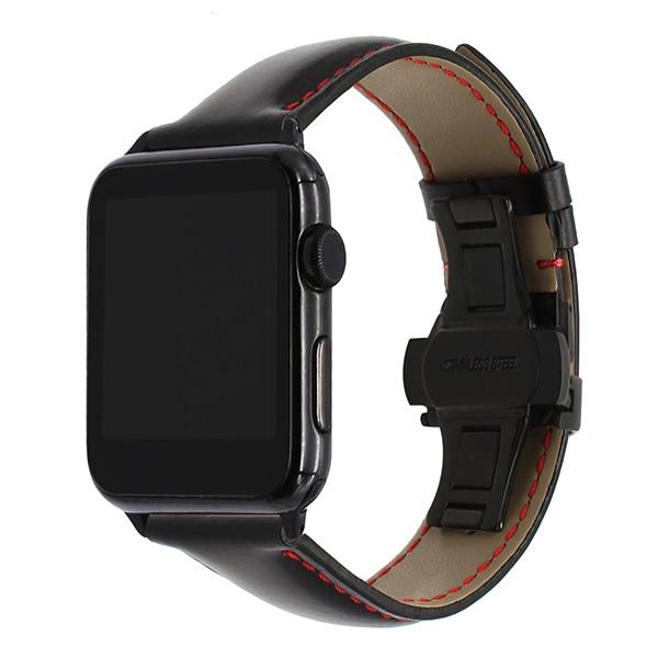 Leather strap from Italian leather for Apple Watch 5/4/3/2/1 44mm