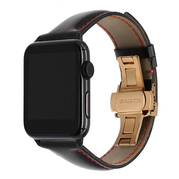 Leather strap from Italian leather for Apple Watch 5/4/3/2/1 38mm