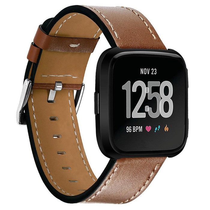 Leather strap with classic clasp Fitbit / Fitbit Versa