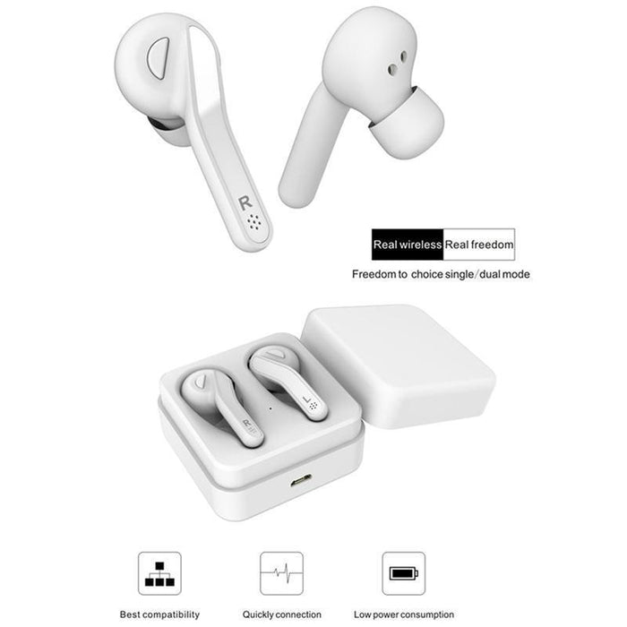 Wireless headphones RX6 box with charging TWS, Bluetooth 5.0, HIFI, SuperBass