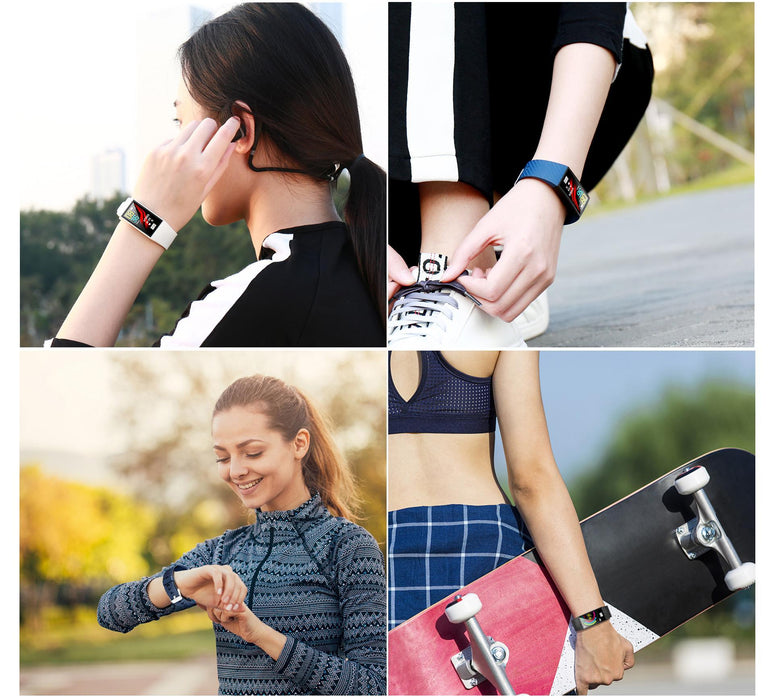 Fitness smart bracelet F98 1.14 a large display, monitor pulse, ECG graph blood pressure, IP68 waterproof