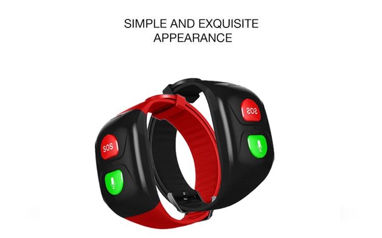 Smart bracelet remote monitoring of health indicators adults and children Vektros VS18, GPS tracking, SIM card, SOS button and call, pulse, blood pressure, alarm falling