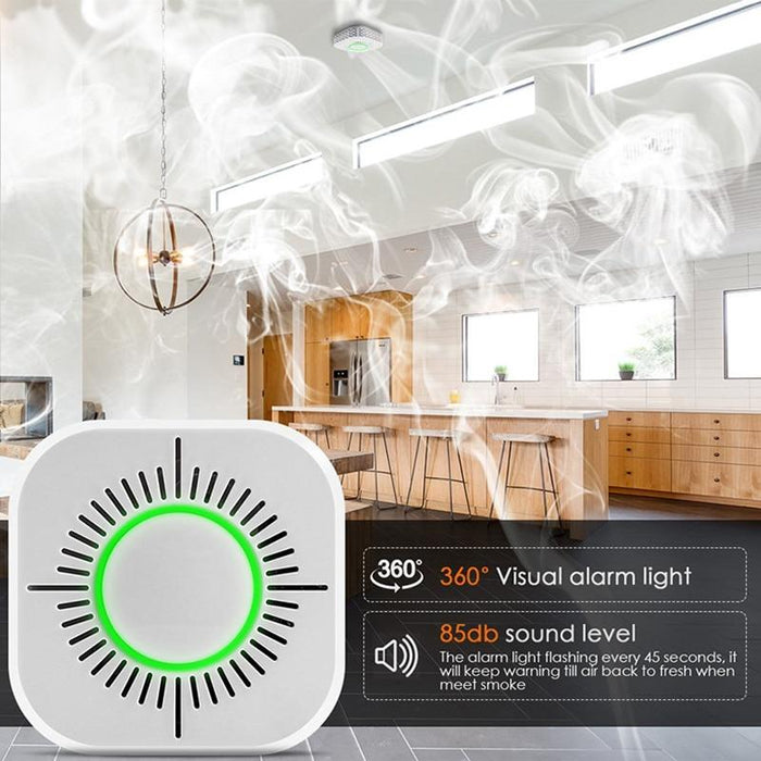 Wireless smoke detector Sonoff, compatible with 433MHz radio bridge