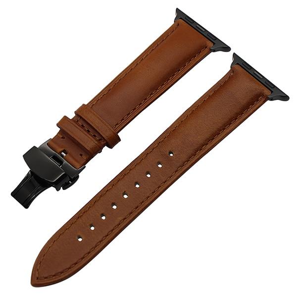 Leather strap from Italian leather for Apple Watch 5/4/3/2/1 44mm