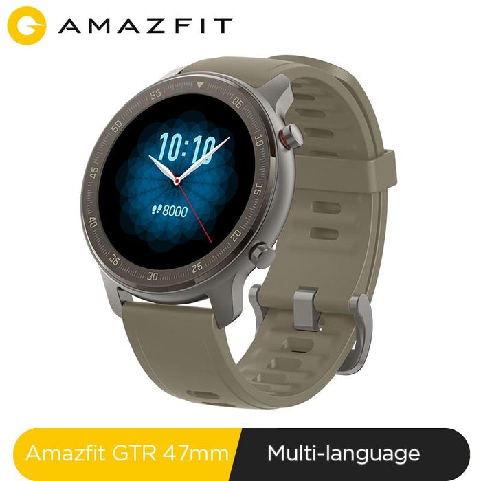 Smart watch Amazfit GTR 47mm Titanium edition, 5ATM, 24 days of battery life, Titanium housing