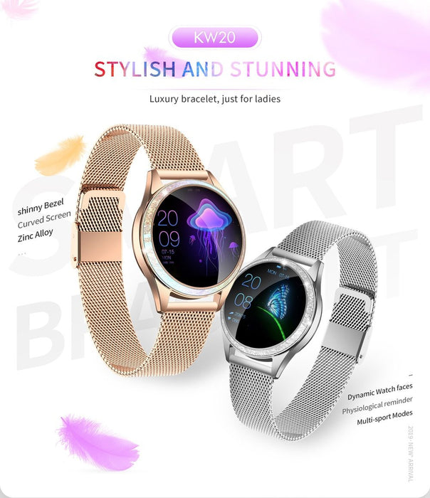 Smart watch KW20 IP68, waterproof, Health tracker, Bluetooth