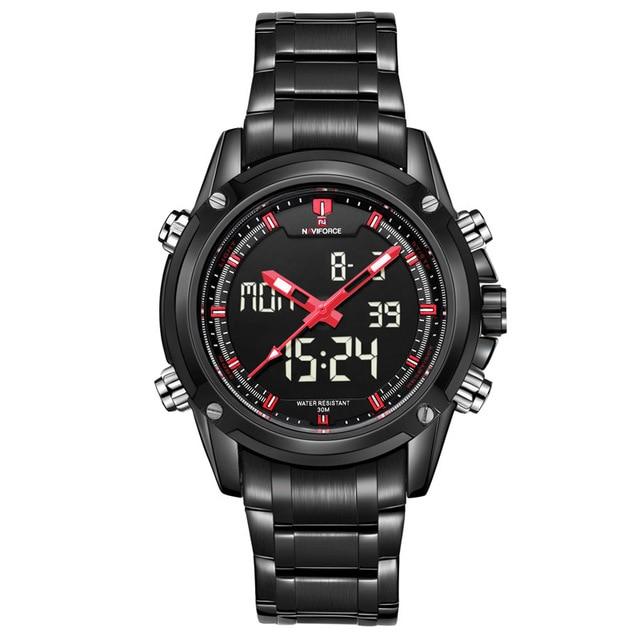 Waterproof male quartz watch NAVIFORCE 9050