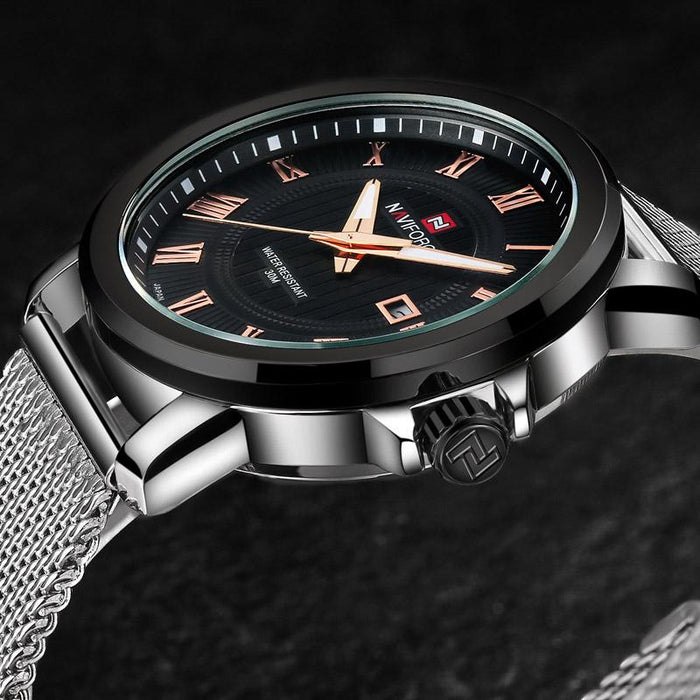 Waterproof male quartz watch NAVIFORCE 9052